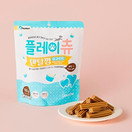 듀먼 플레이츄 덴탈껌 요구르트 1/3/5팩