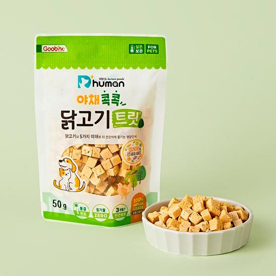 듀먼 야채콕콕 닭고기 트릿 1/3/5팩