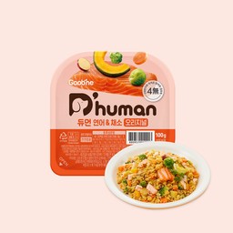 듀먼 연어&채소 오리지널 100g