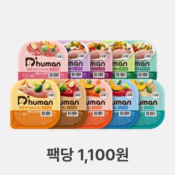 듀먼 리뉴얼 오픈특가 강아지화식 100g 10종 50팩 [무료배송]