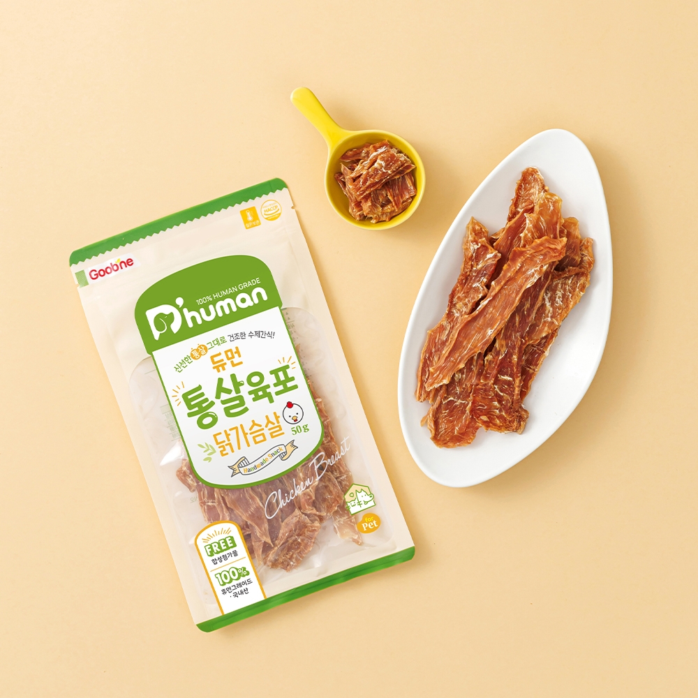 듀먼 통살육포 닭가슴살 1/3/5팩